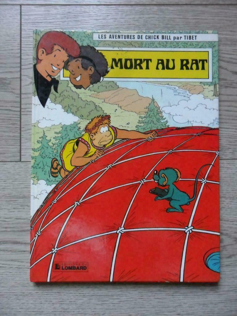 Les aventures de Chick Bill - Mort au rat, Enlèvement ou Envoi, Une BD, Utilisé, Lombard