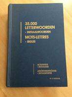 Boek: 35000 letterwoorden, Comme neuf, Autres sujets/thèmes, Enlèvement ou Envoi