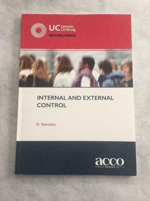 Internal and external control, Boeken, Studieboeken en Cursussen, Zo goed als nieuw, Hoger Onderwijs, Ophalen of Verzenden