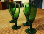 Likeurglas, groen glas, Ophalen of Verzenden