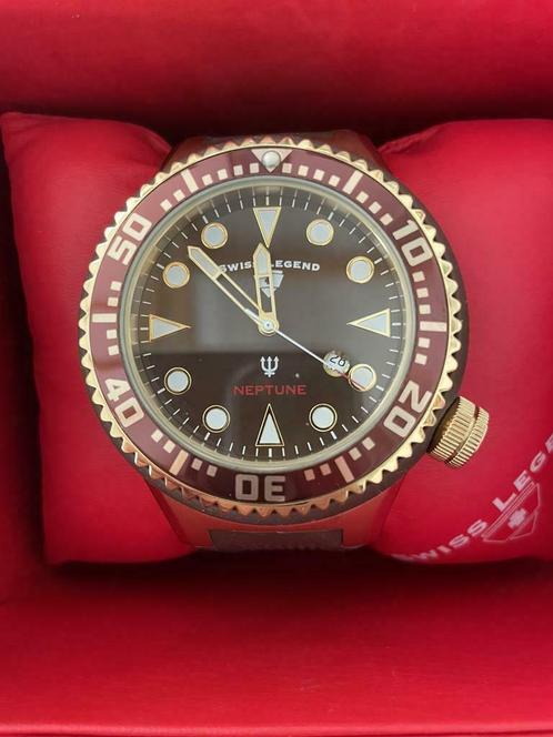 Swiss Legend uurwerk Neptune Rosé Gold  (Dial 53mm), Handtassen en Accessoires, Horloges | Heren, Nieuw, Polshorloge, Overige merken