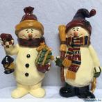 Retro sneeuwmannetjes 20 cm -50%nu  6.95€ per stuk, Diversen, Kerst, Nieuw