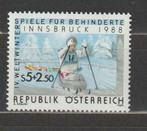 Oostenrijk 1988 4e winterspelen gehandicapten Innsbruck **, Ophalen of Verzenden, Postfris