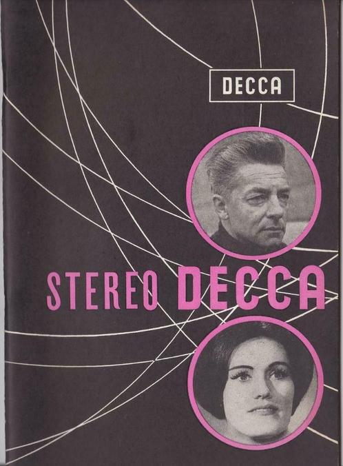 Decca stereo Decca catalogus 60's, Boeken, Muziek, Zo goed als nieuw, Ophalen of Verzenden