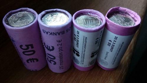 Ruilen muntenrollen Estland-Letland-Litouwen, Timbres & Monnaies, Monnaies | Europe | Monnaies euro, Monnaie en vrac, 2 euros