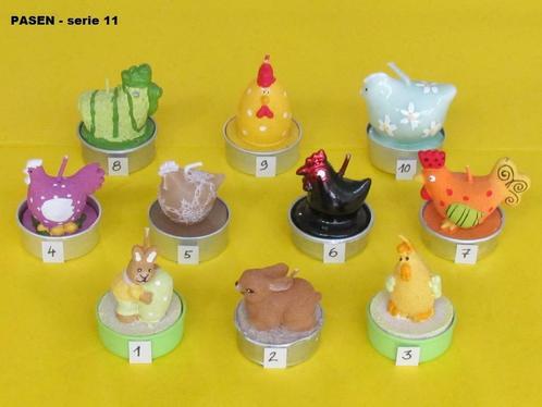 Pasen theelichtjes - serie 11, Diversen, Pasen, Nieuw, Ophalen of Verzenden
