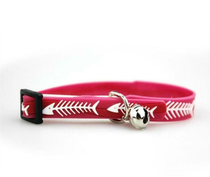 Collier pour chat Kitty Rogz 'fishbone', Animaux & Accessoires, Accessoires pour chats, Neuf, Enlèvement ou Envoi