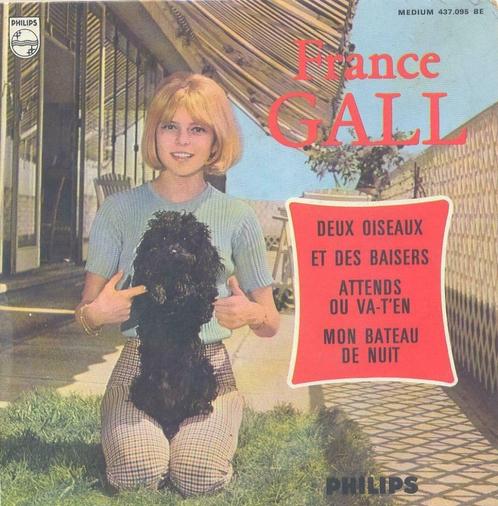 France Gall – Deux oiseaux / Et des baisers + 2 – EP, Cd's en Dvd's, Vinyl Singles, EP, Pop, 7 inch, Ophalen of Verzenden