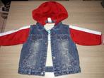 Jeansvest met kap,maat 80,jongen,lente/zomer, Ophalen, Zo goed als nieuw, Jongetje, Jasje