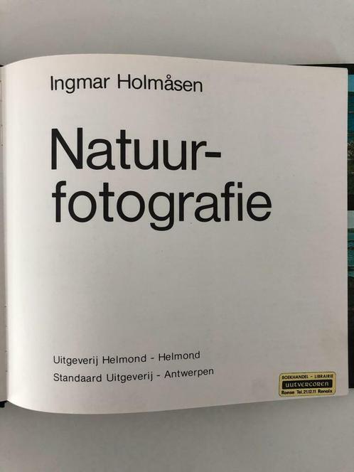 Natuurfotografie - Ingmar Holmasen, Boeken, Natuur, Zo goed als nieuw, Natuur algemeen, Ophalen of Verzenden