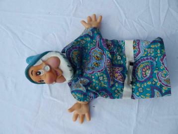 disney poppenkaspop vintage kabouter, Verzamelen, Disney, Ophalen of Verzenden, Gebruikt, Overige typen