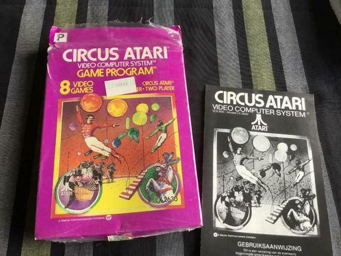 CIRCUS Atari video computer system GAME, Games en Spelcomputers, Spelcomputers | Overige Accessoires, Gebruikt, Ophalen of Verzenden