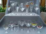 Bierglazen (Groep 6) OPRUIMING: 2 € voor 14 bierglazen ., Overige merken, Glas of Glazen, Zo goed als nieuw, Ophalen