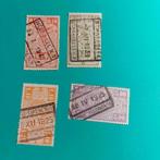 postzegels België gestempelde spoorwegzegels TR 135/66, Zonder envelop, Gestempeld, Overig, Overig