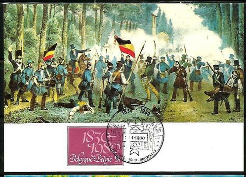 België 1980 Maxikaart OBP MK 1961, Postzegels en Munten, Postzegels | Europa | België, Postfris, 1e dag stempel, Overig, Met stempel