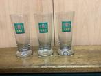 3 verres à bière Forst Wielemans brasserie, Comme neuf, Autres marques, Verre ou Verres