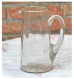 § pichet facettes en verre souffle, Antiquités & Art, Enlèvement ou Envoi