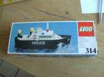 ancien bateau de police lego 314 avec boite et notice