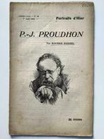 Portraits d'Hier P.-J. Proudhon par Maurice Harmel, Ophalen of Verzenden