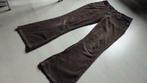 bruine ribfluwelen broek - mt 40, Kleding | Dames, Bruin, Lang, Gedragen, Ophalen