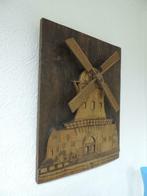 Windmolen Wandsculptuur uit Hout