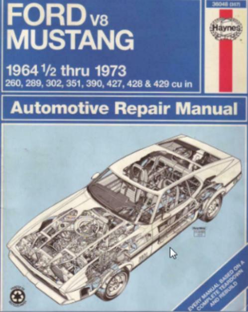 Ford Mustang Manual Manuals werkplaats 1964-1973 V8 DVD, Autos : Divers, Modes d'emploi & Notices d'utilisation, Enlèvement ou Envoi