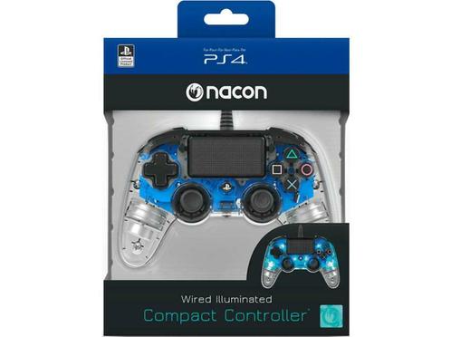NACON Manette filaire Compacte Lumineuse PS4 Bleu, Consoles de jeu & Jeux vidéo, Consoles de jeu | Sony Consoles | Accessoires