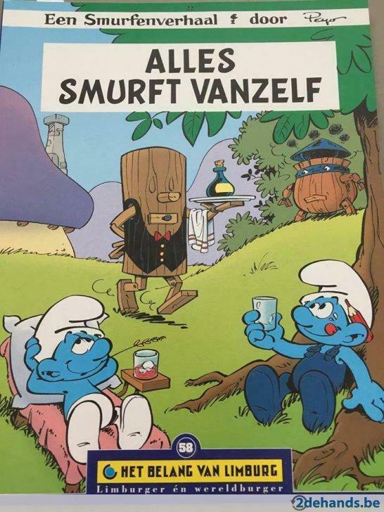 Een smurfeverhaal  door peyo ; alles smurft vanzelf, Boeken, Stripverhalen, Nieuw, Ophalen of Verzenden