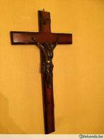 Fraai bronzen "Jezus aan het kruis" beeld, Antiek en Kunst, Ophalen