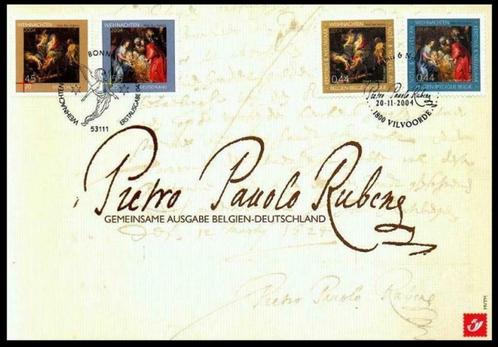 3332HK Herdenkingskaart Kerstmis en Nieuwjaar  (Rubens), Postzegels en Munten, Postzegels | Europa | België, 1e dag stempel, Kerst