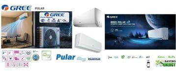 Gree Pular PULSE  inverter Warmtepomp  Wifi R32  2,5kw - 7kw