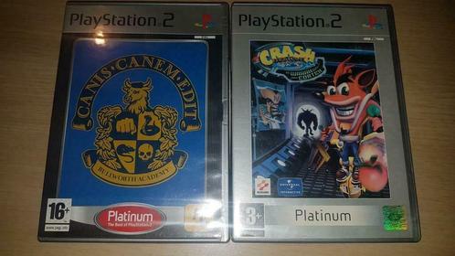 Canis Canem Edit + Crash Bandicoot NL Versie, Games en Spelcomputers, Games | Sony PlayStation 2, Zo goed als nieuw, Ophalen of Verzenden