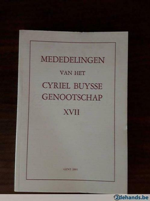 Mededelingen van het Cyriel Buysse Genootschap XVII, Boeken, Tijdschriften en Kranten, Nieuw, Overige typen, Ophalen of Verzenden