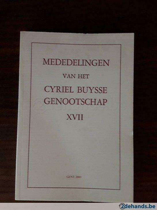 Mededelingen van het Cyriel Buysse Genootschap XVII, Boeken, Tijdschriften en Kranten, Nieuw, Overige typen, Ophalen of Verzenden