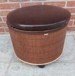 pouf de rangement sur roulettes, Maison & Meubles, Canapés | Repose-pieds & Poufs, Enlèvement, Utilisé