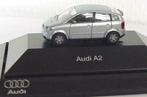 1:87 Rietze Audi A2 1999 - 2005 metallicsilver dealeruitgave, Collections, Comme neuf, Enlèvement ou Envoi, Voitures
