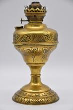art noveau - lampe à huile - sans verre - L&B - marque depos, Antiquités & Art, Enlèvement ou Envoi