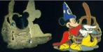 double mickey  en 3d. Fantasia en 3d....4 Cm.5, Collections, Mickey Mouse, Statue ou Figurine, Enlèvement ou Envoi, Neuf