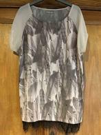 Blouse grijs/roze, merk Gaudí, maat 40, Kleding | Dames, Ophalen of Verzenden, Zo goed als nieuw, Maat 38/40 (M), Grijs