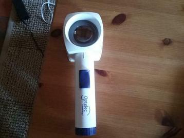 Loupe  optelec grossissant 7x avec lampe , Enlèvement ou Envoi, Comme neuf