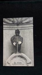 Carte postale manneken-Pis en soldat belge écrite 1927, Affranchie, 1920 à 1940, Bruxelles (Capitale), Enlèvement ou Envoi