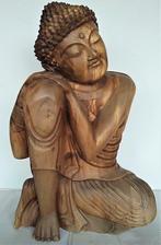 Bouddha en bois de Suar dans une position de repos Ubud, Bal, Enlèvement ou Envoi