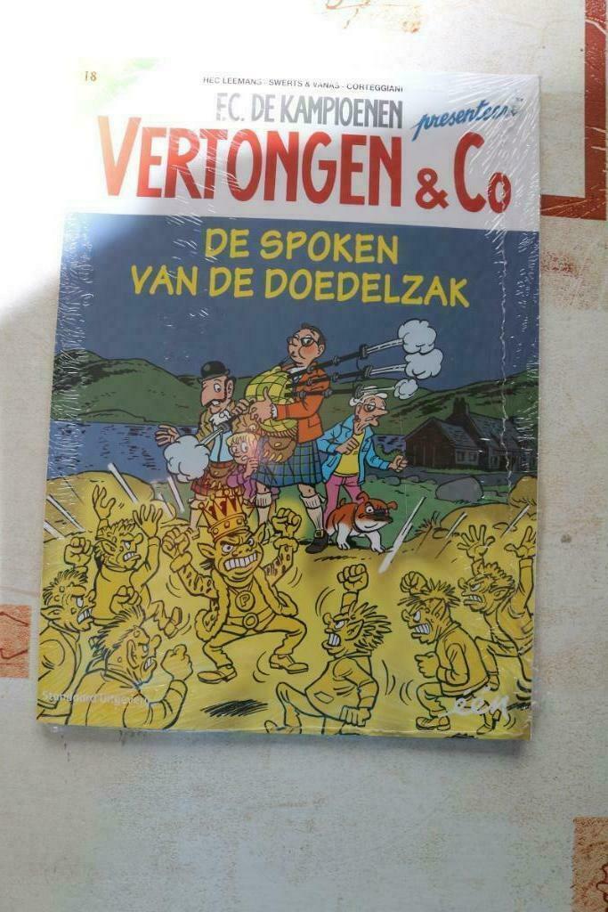 Vertongen & Co 16 : De spoken v/d doedelzak ( nog in folie ), Eén stripboek, Nieuw, Hec Leemans, Ophalen of Verzenden