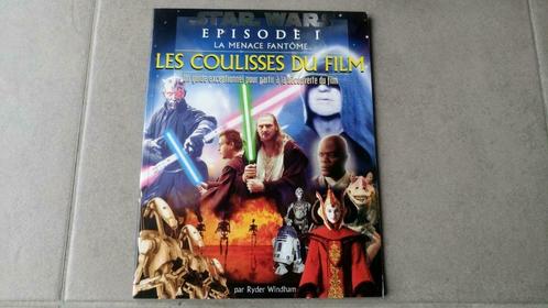 Livre Star Wars LES COULISSES DU FILM Episode 1 La Menace Fa, Collections, Star Wars, Comme neuf, Livre, Poster ou Affiche, Enlèvement ou Envoi