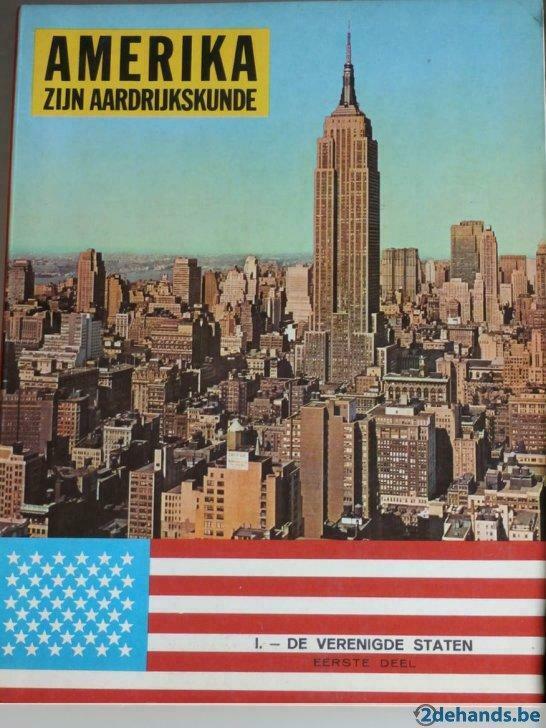 L'Amérique, sa géographie-1ère partie USA, Collections, Collections Autre, Utilisé, Enlèvement ou Envoi