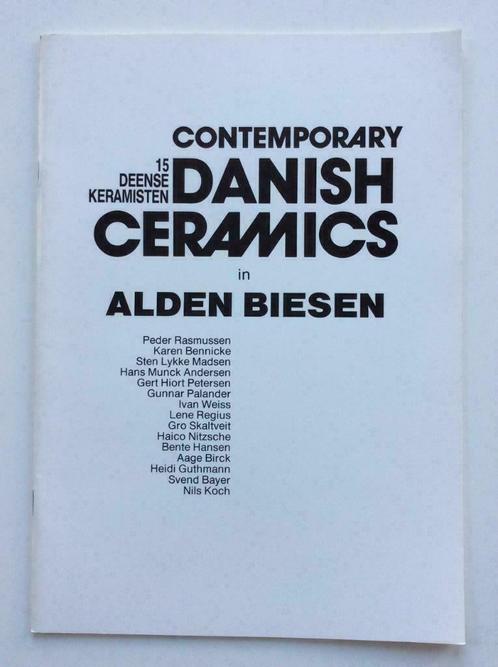 Contemporary Danish Ceramics in Alden Biesen, Livres, Art & Culture | Arts plastiques, Enlèvement ou Envoi