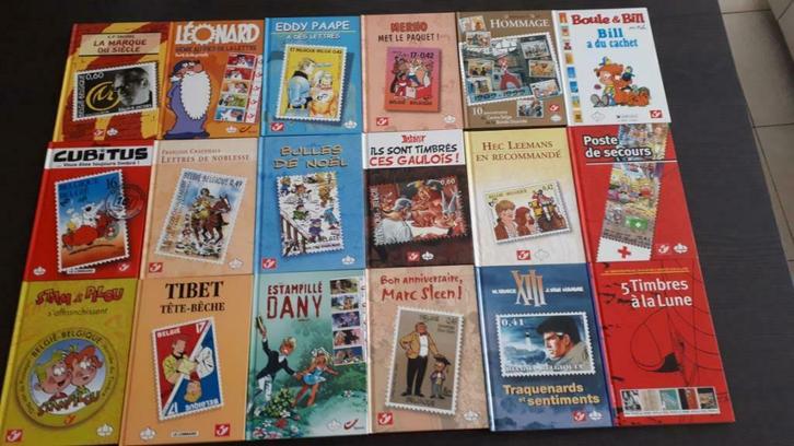 18 Livres-Timbres CBBD La poste, Livres, BD, Neuf, Plusieurs BD, Enlèvement