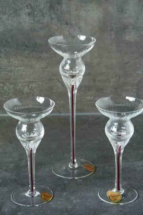kristallen kaarsenhouders, Antiek en Kunst, Antiek | Glaswerk en Kristal, Ophalen of Verzenden