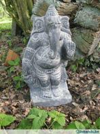 Ganesha staande zwart graniet 40 cm, Tuin en Terras, Tuinbeelden, Nieuw