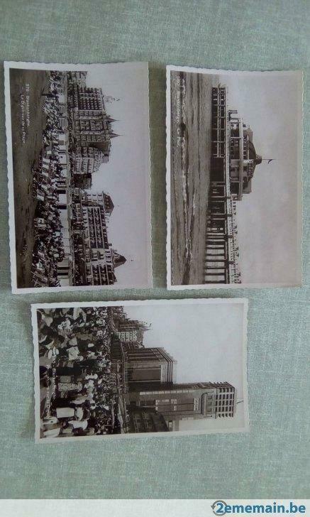 3 cartes postales anciennes real photos de blankenberghe, Verzamelen, Postkaarten | Buitenland, Verzenden